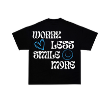Load image into Gallery viewer, &#39;Worry Less&#39; Tee (BLACK)
