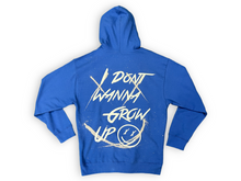 Load image into Gallery viewer, I Don’t Wanna Grow Up Hoodie P3 (Blue)
